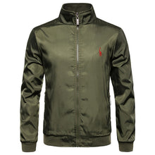 Load image into Gallery viewer, 2019 New Autumn Winter Stand Colar Zipper Jacket Men Streetwear Bomber Jacket Windbreaker Mens Basic Jackets US Size S-XXL