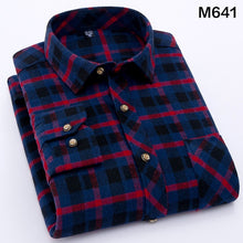 Load image into Gallery viewer, DAVYDAISY High Quality Casual Shirts Men 2019 Autumn Long Sleeve Fashion Flannel Plaid Shirt Male Camisas 6 Colors DS-135