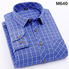 Load image into Gallery viewer, DAVYDAISY High Quality Casual Shirts Men 2019 Autumn Long Sleeve Fashion Flannel Plaid Shirt Male Camisas 6 Colors DS-135