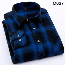 Load image into Gallery viewer, DAVYDAISY High Quality Casual Shirts Men 2019 Autumn Long Sleeve Fashion Flannel Plaid Shirt Male Camisas 6 Colors DS-135