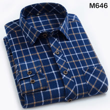 Load image into Gallery viewer, DAVYDAISY High Quality Casual Shirts Men 2019 Autumn Long Sleeve Fashion Flannel Plaid Shirt Male Camisas 6 Colors DS-135