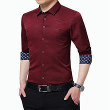 Load image into Gallery viewer, Dudalina Shirt Male 2019 Long Sleeve Men Shirt No pocket Casual Embroidery Formal Business Man Shirt Slim Fit Designer Dress