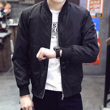 Load image into Gallery viewer, 2019 winter coat men Spring Autumn Men's Jackets Solid Fashion Coats Men baseball jacket Bomber Jacket Male Casual Slim 4XL 1095
